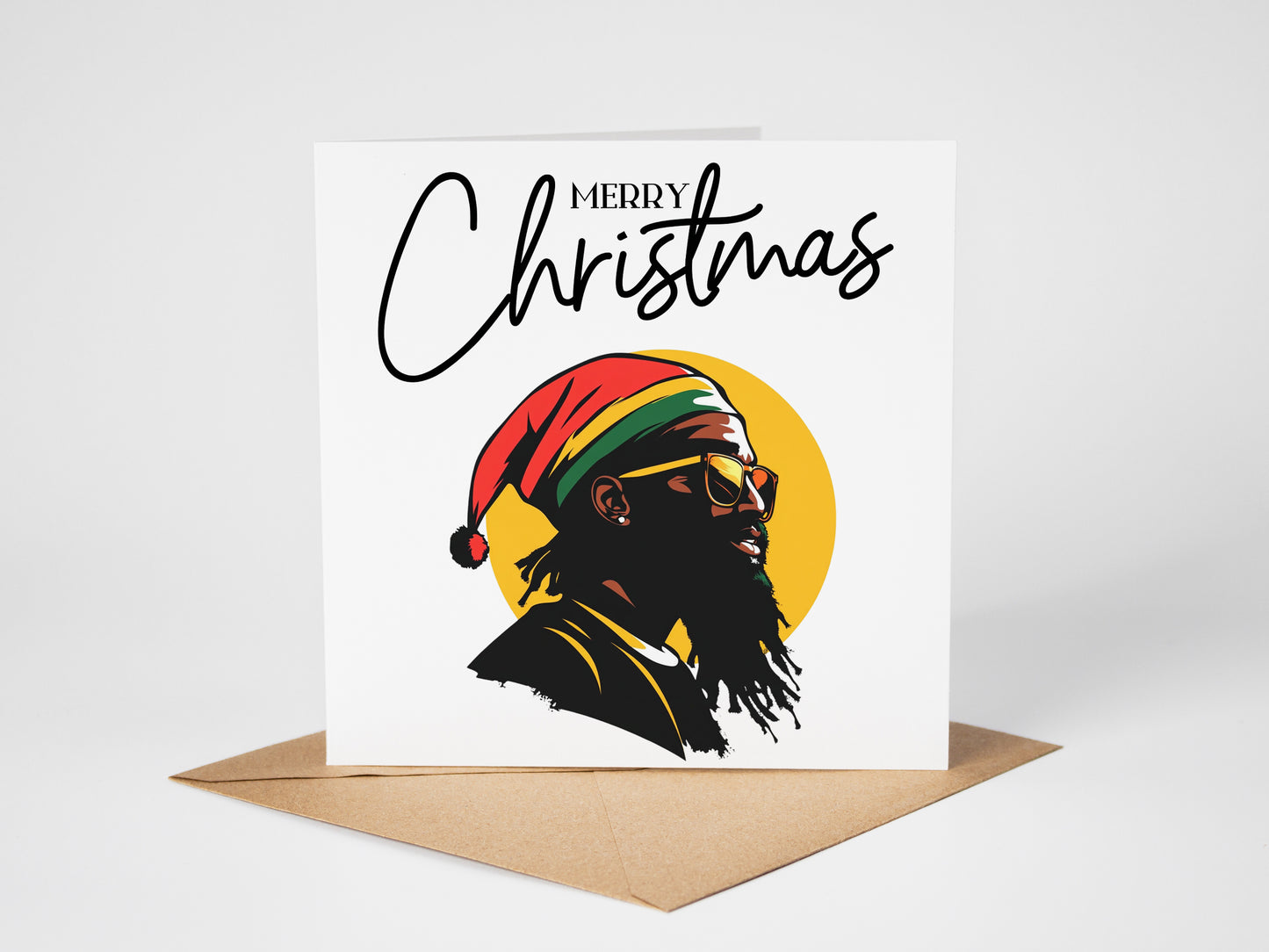 Rasta Christmas Card 10 Pack