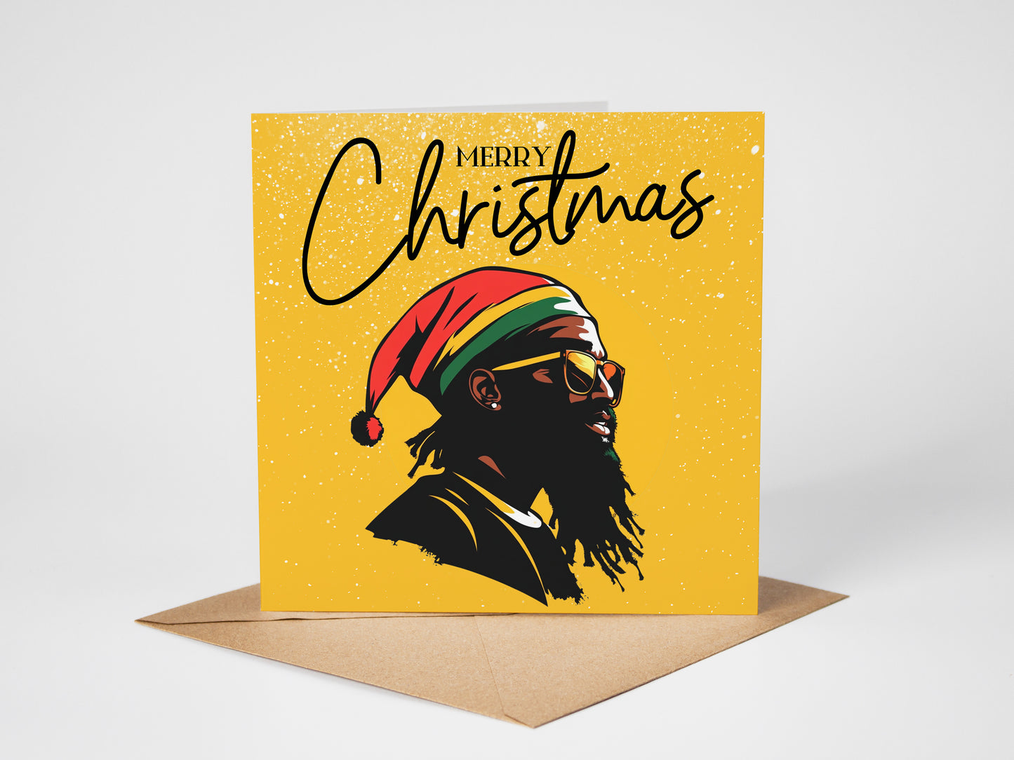 Rasta Christmas Card 10 Pack