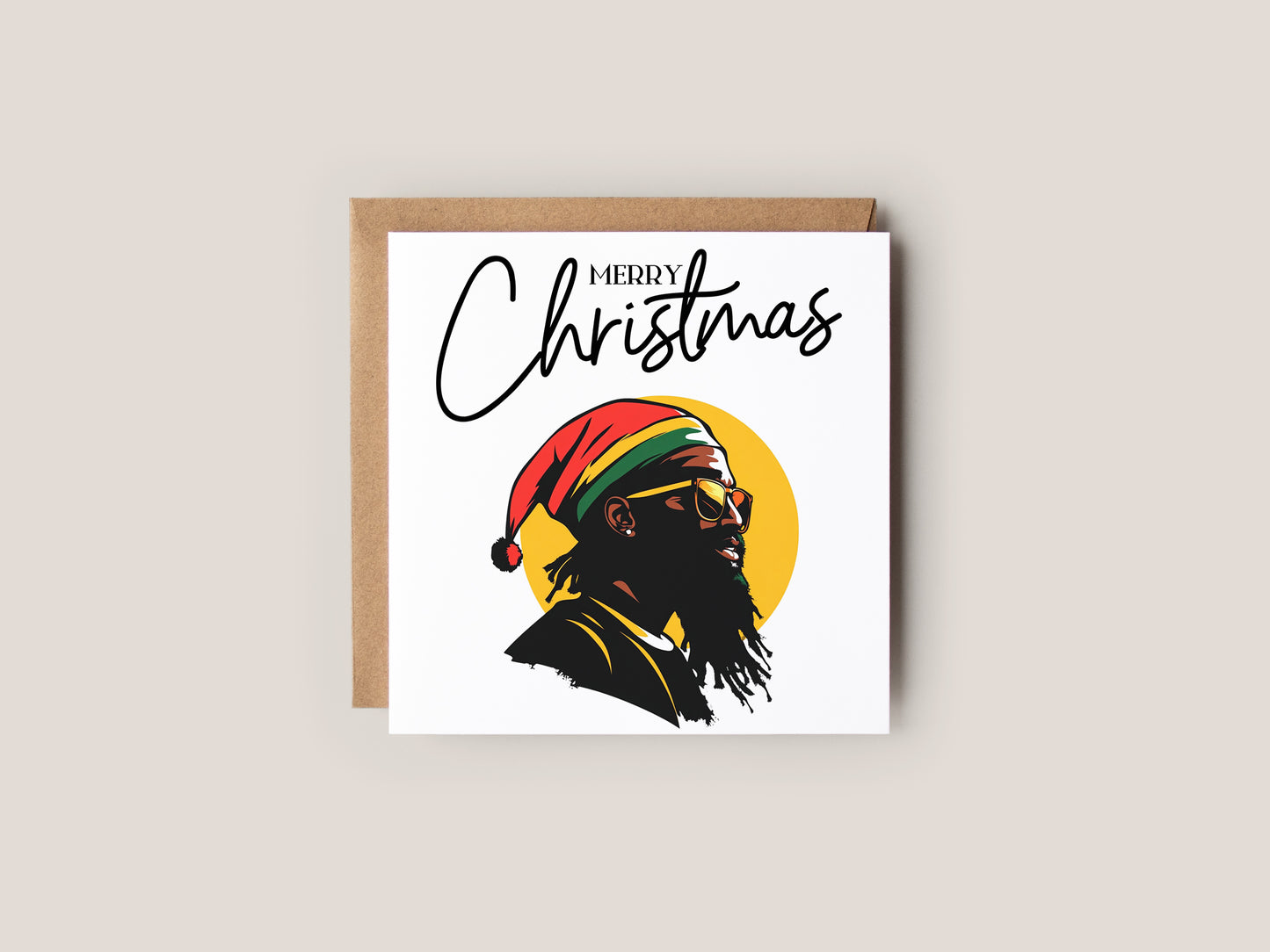 Rasta Christmas Card 10 Pack