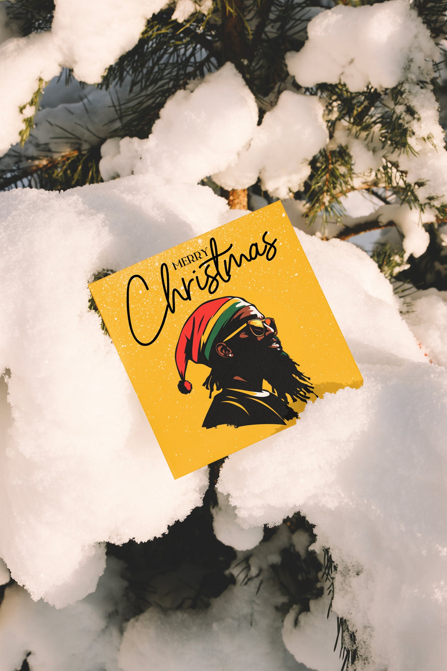 Rasta Christmas Card 10 Pack